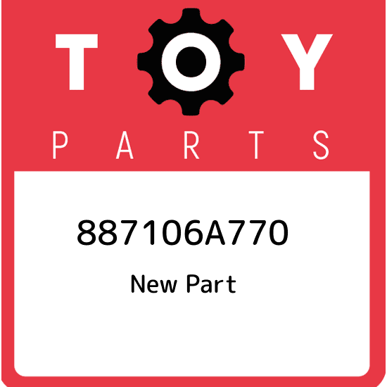 Toyota part number: 88710-6A770 You are buying the individual MPN referenced in the listing.