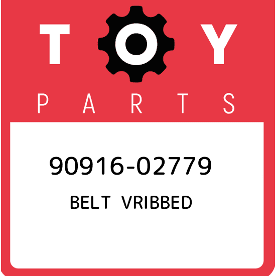 90916-02779 Toyota Belt vribbed 9091602779, New Genuine OEM