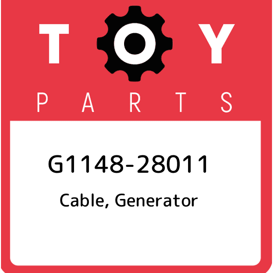 G1148-28011 Toyota Cable, generator G114828011, New Genuine OEM Part