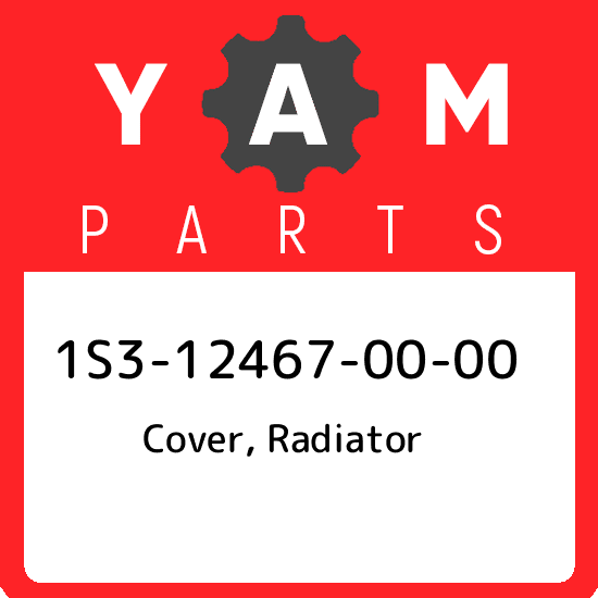 1S3-12467-00-00 Yamaha Cover, radiator 1S3124670000, New Genuine OEM Part