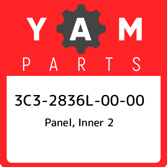 3C3-2836L-00-00 Yamaha Panel, inner 2 3C32836L0000, New Genuine OEM Part