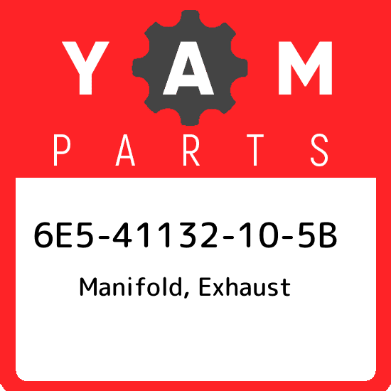 6E5-41132-10-5B Yamaha Manifold, exhaust 6E541132105B, New Genuine OEM Part