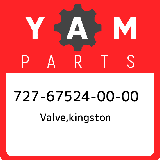 727-67524-00-00 Yamaha Valve,kingston 727675240000, New Genuine OEM Part
