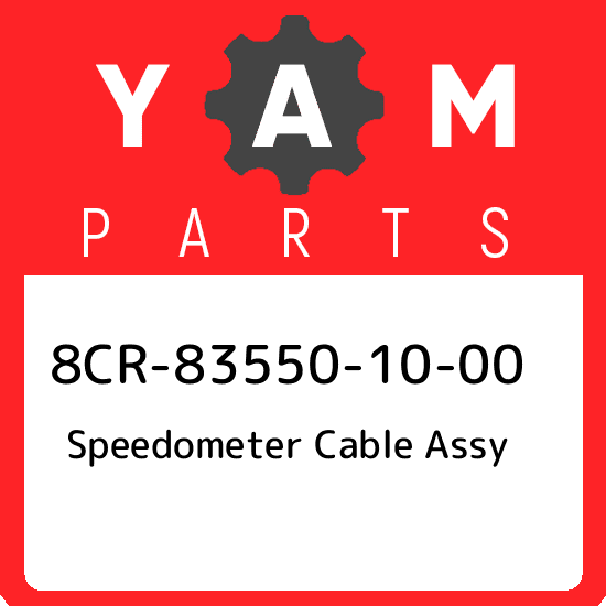 8CR-83550-10-00 Yamaha Speedometer cable assy 8CR835501000, New Genuine OEM Part