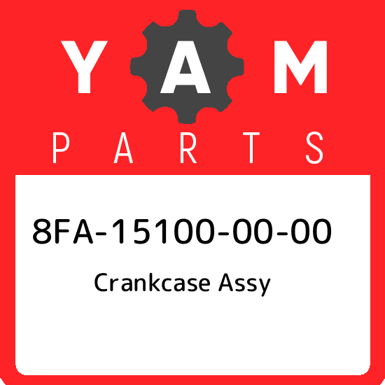 8FA-15100-00-00 Yamaha Crankcase assy 8FA151000000, New Genuine OEM Part