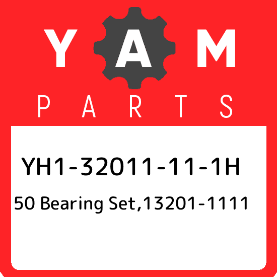 YH1-32011-11-1H Yamaha 50 bearing set,13201-1111 YH132011111H, New Genuine OEM P