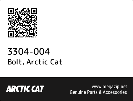 Bolt, Arctic Cat 3304-004 oem parts Bolt, Arctic Cat 3304-004 oem parts