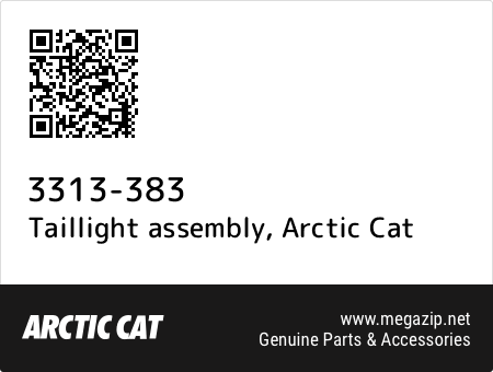 Taillight assembly, Arctic Cat 3313-383 oem parts Taillight assembly, Arctic Cat 3313-383 oem parts