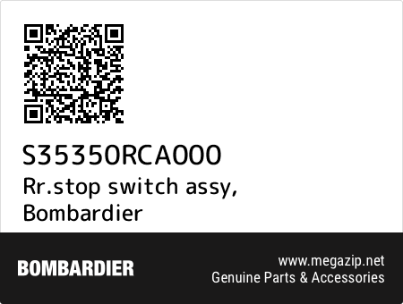 Rr.stop switch assy, Bombardier S35350RCA000 oem parts Rr.stop switch assy, Bombardier S35350RCA000 oem parts
