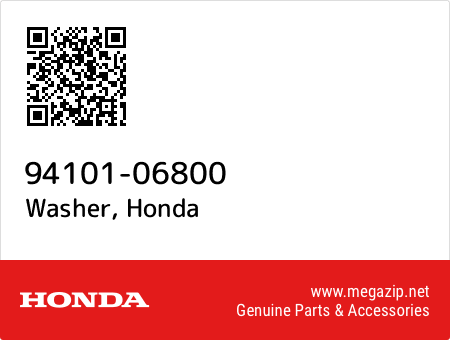 Washer, Honda 94101-06800 oem parts Washer, Honda 94101-06800 oem parts