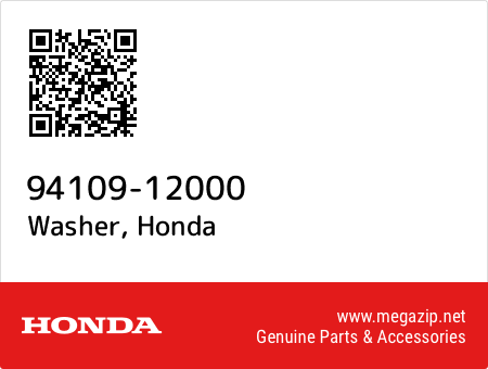 Washer, Honda 94109-12000 oem parts Washer, Honda 94109-12000 oem parts