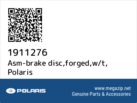 Asm-brake disc,forged,w/t, Polaris 1911276 oem parts Asm-brake disc,forged,w/t, Polaris 1911276 oem parts