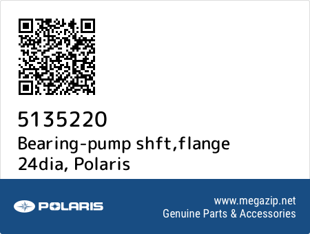 Bearing-pump shft,flange 24dia, Polaris 5135220 oem parts Bearing-pump shft,flange 24dia, Polaris 5135220 oem parts