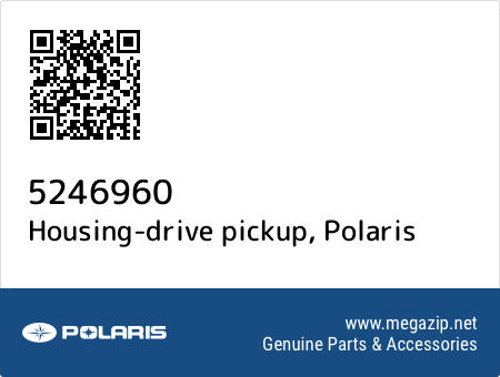 Housing-drive pickup, Polaris 5246960 oem parts Housing-drive pickup, Polaris 5246960 oem parts