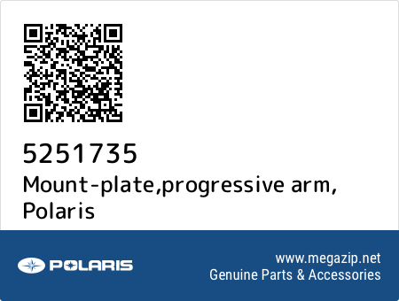 Mount-plate,progressive arm, Polaris 5251735 oem parts Mount-plate,progressive arm, Polaris 5251735 oem parts
