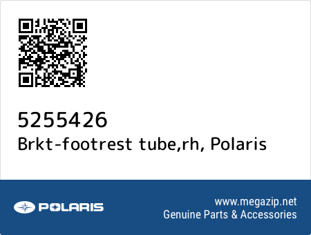 Brkt-footrest tube,rh, Polaris 5255426 oem parts Brkt-footrest tube,rh, Polaris 5255426 oem parts