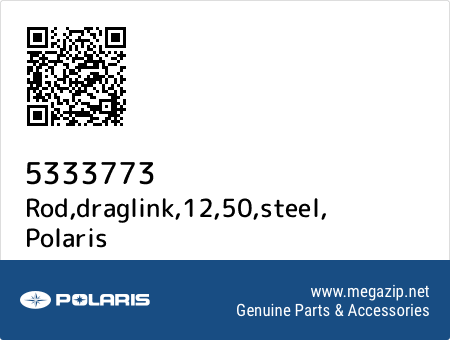 Rod,draglink,12,50,steel, Polaris 5333773 oem parts Rod,draglink,12,50,steel, Polaris 5333773 oem parts