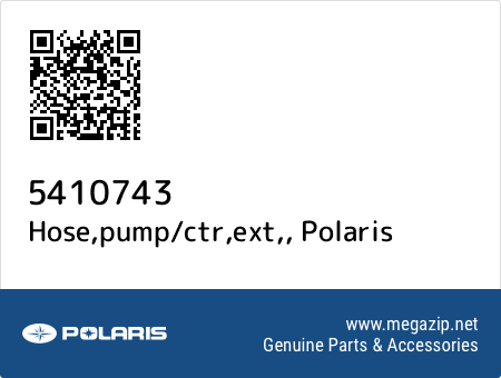 Hose,pump/ctr,ext,, Polaris 5410743 oem parts Hose,pump/ctr,ext,, Polaris 5410743 oem parts