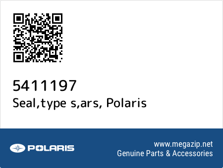 Seal,type s,ars, Polaris 5411197 oem parts Seal,type s,ars, Polaris 5411197 oem parts