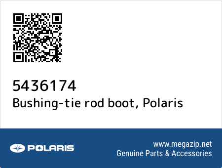 Bushing-tie rod boot, Polaris 5436174 oem parts Bushing-tie rod boot, Polaris 5436174 oem parts