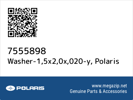 Washer-1,5x2,0x,020-y, Polaris 7555898 oem parts Washer-1,5x2,0x,020-y, Polaris 7555898 oem parts