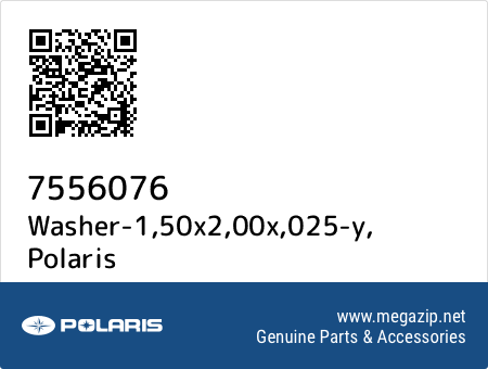 Washer-1,50x2,00x,025-y, Polaris 7556076 oem parts Washer-1,50x2,00x,025-y, Polaris 7556076 oem parts