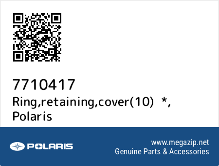 Ring,retaining,cover(10) *, Polaris 7710417 oem parts Ring,retaining,cover(10) *, Polaris 7710417 oem parts
