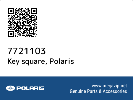 Key square, Polaris 7721103 oem parts Key square, Polaris 7721103 oem parts