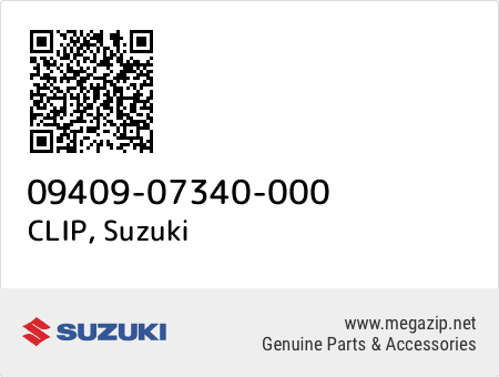 Suzuki 09409 07340