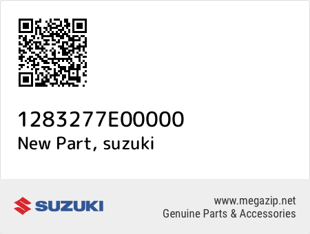 1283277E00 Genuine Suzuki ADJUSTER ASSY NO.2 12832-77E00