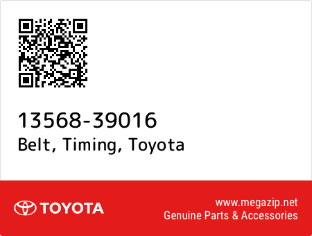 timing 1356839016 13568-39016 Toyota Belt