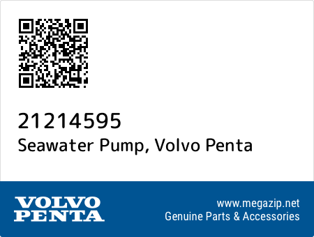 Seawater Pump, Volvo Penta 21214595 oem parts Seawater Pump, Volvo Penta 21214595 oem parts