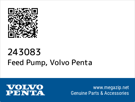 Feed Pump, Volvo Penta 243083 oem parts Feed Pump, Volvo Penta 243083 oem parts
