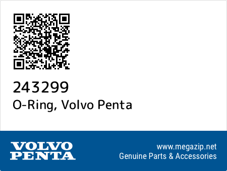 O-Ring, Volvo Penta 243299 oem parts O-Ring, Volvo Penta 243299 oem parts