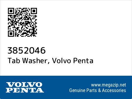 Tab Washer, Volvo Penta 3852046 oem parts Tab Washer, Volvo Penta 3852046 oem parts
