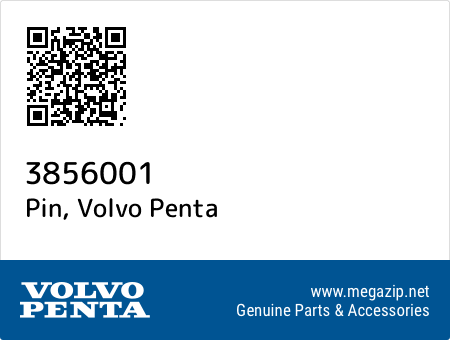 Pin, Volvo Penta 3856001 oem parts Pin, Volvo Penta 3856001 oem parts