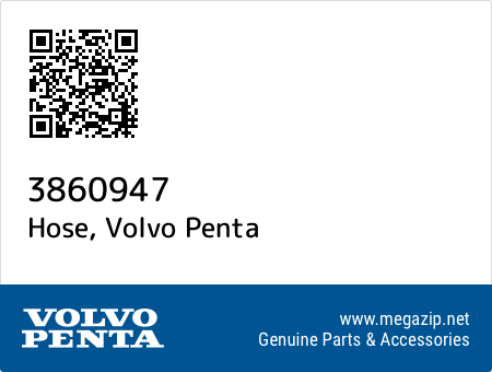 Hose, Volvo Penta 3860947 oem parts Hose, Volvo Penta 3860947 oem parts