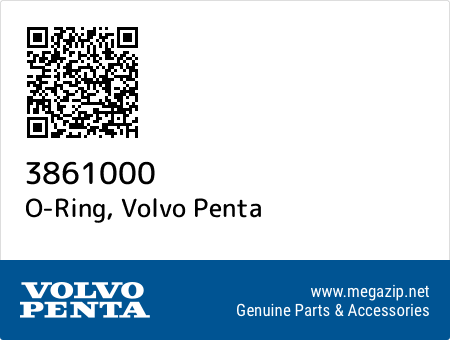 O-Ring, Volvo Penta 3861000 oem parts O-Ring, Volvo Penta 3861000 oem parts