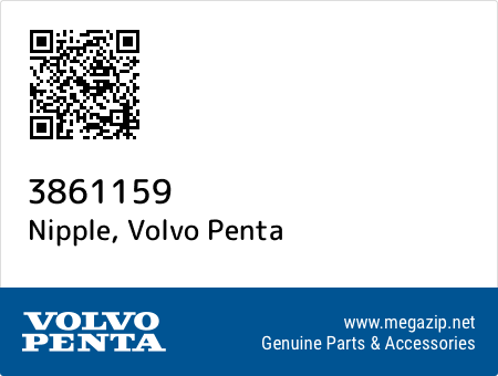 Nipple, Volvo Penta 3861159 oem parts Nipple, Volvo Penta 3861159 oem parts