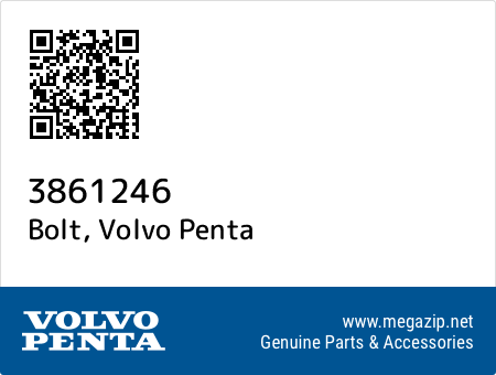 Bolt, Volvo Penta 3861246 oem parts Bolt, Volvo Penta 3861246 oem parts