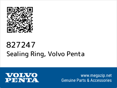Sealing Ring, Volvo Penta 827247 oem parts Sealing Ring, Volvo Penta 827247 oem parts