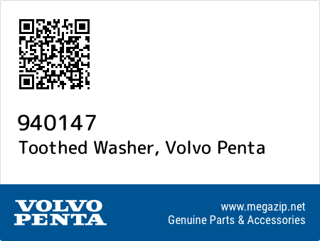Toothed Washer, Volvo Penta 940147 oem parts Toothed Washer, Volvo Penta 940147 oem parts