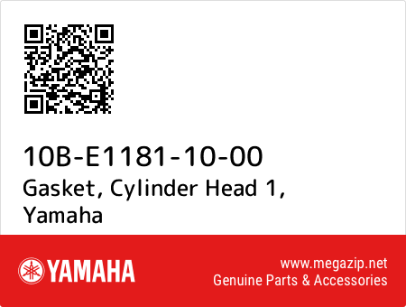 Gasket, Cylinder Head 1, Yamaha 10B-E1181-10-00 oem parts Gasket, Cylinder Head 1, Yamaha 10B-E1181-10-00 oem parts