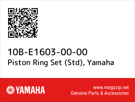 Piston Ring Set (Std), Yamaha 10B-E1603-00-00 oem parts Piston Ring Set (Std), Yamaha 10B-E1603-00-00 oem parts