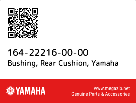 Bushing, Rear Cushion, Yamaha 164-22216-00-00 oem parts Bushing, Rear Cushion, Yamaha 164-22216-00-00 oem parts