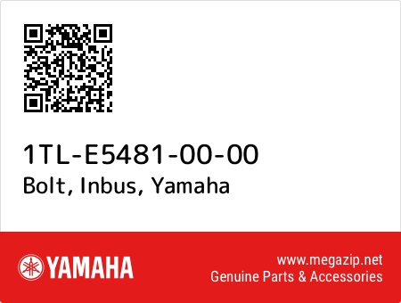 Bolt, Inbus, Yamaha 1TL-E5481-00-00 oem parts Bolt, Inbus, Yamaha 1TL-E5481-00-00 oem parts