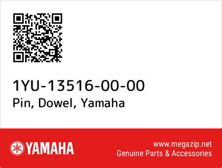 Pin, Dowel, Yamaha 1YU-13516-00-00 oem parts Pin, Dowel, Yamaha 1YU-13516-00-00 oem parts
