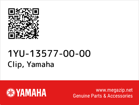 Clip, Yamaha 1YU-13577-00-00 oem parts Clip, Yamaha 1YU-13577-00-00 oem parts