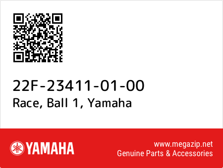 Race, Ball 1, Yamaha 22F-23411-01-00 oem parts Race, Ball 1, Yamaha 22F-23411-01-00 oem parts