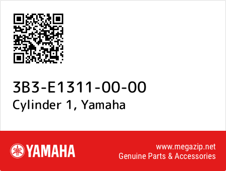 Cylinder 1, Yamaha 3B3-E1311-00-00 oem parts Cylinder 1, Yamaha 3B3-E1311-00-00 oem parts